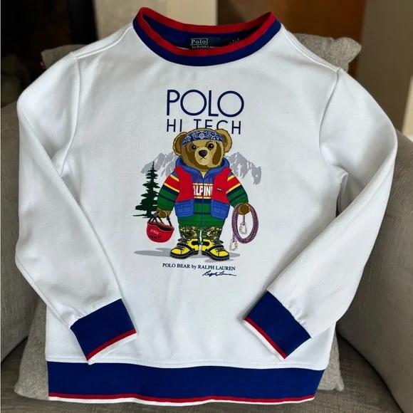 POLO Ralph Lauren Kids HI TECH Bear Limited Edition Sweatshirt - Picture 5 of 8